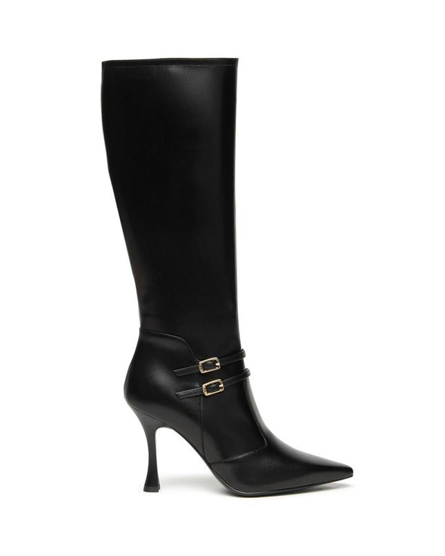 Nero Giardini Stivali Donna con Doppio Cinturino in Pelle Nero I514494DE NERO 100 Nero Giardini 