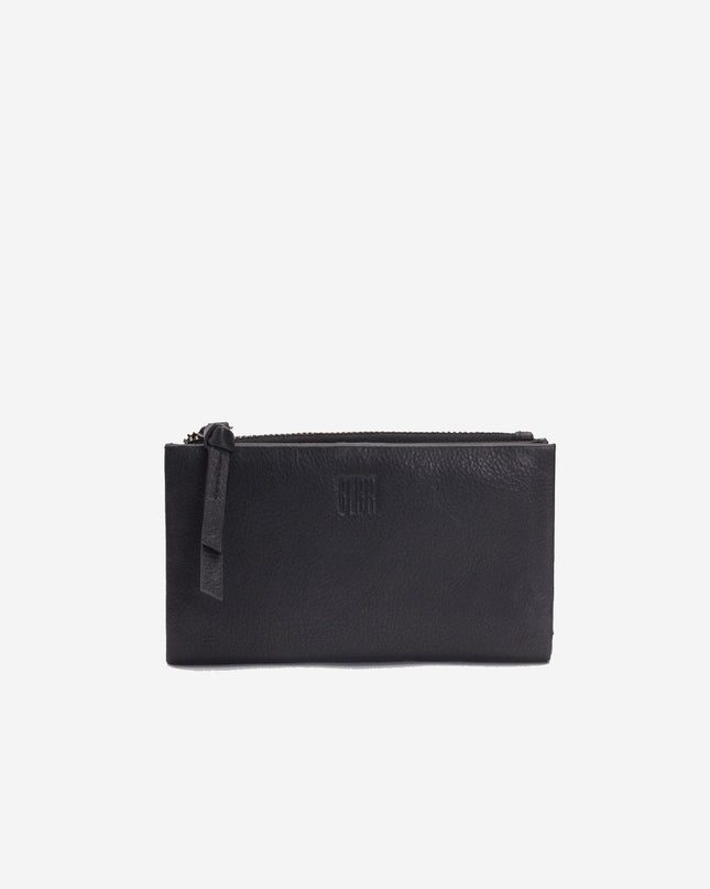 Biba Portafoglio in Pelle Nera con Portamonete - MARIO SPATARELLA