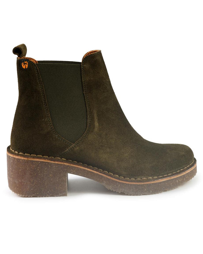 Jungla Stivaletti Chelsea Donna Camoscio Verde 8216 COAL Jungla 