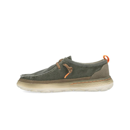 Jeep Wallabee Slip On Uomo in Tessuto Verde KAUAI WALLABEE KNT MILITARY Jeep Footwear 