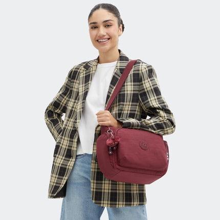 Kipling Borse Tracolla Multitasche Lounge Wine - MARIO SPATARELLA