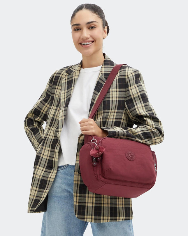 Kipling Borse Tracolla Multitasche Lounge Wine - MARIO SPATARELLA