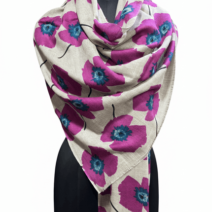 Foulard Spatarella in Cashmere Fantasia Multicolore - MARIO SPATARELLA