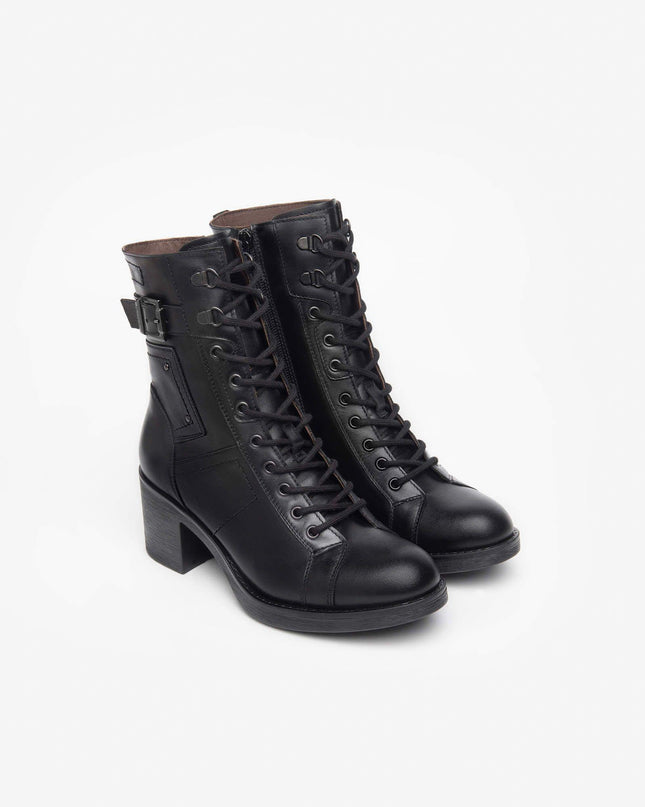Anfibi Donna Tacco Pelle Nero I309080D NERO 100 Nero Giardini 