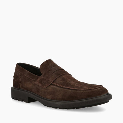 Mocassini Impronte Uomo in Camoscio Marrone CIPRIANI MOC SUEDE DARK BROWN Impronte 