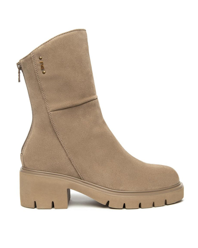 Nero Giardini Stivaletti Donna con Tacco in Camoscio Talpa - MARIO SPATARELLA