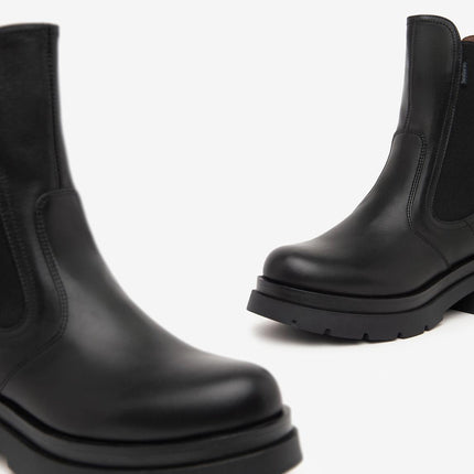 Nero Giardini Stivaletti Chelsea Donna in Pelle Nero - MARIO SPATARELLA