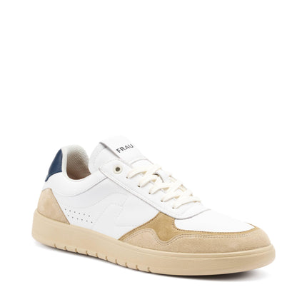 Frau Sneakers Uomo Bassa in Pelle Bianca Avena 11D1 AVENA Frau 