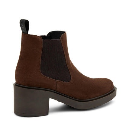 Stivaletti Donna Camoscio Marrone 80A3 CACAO Frau 