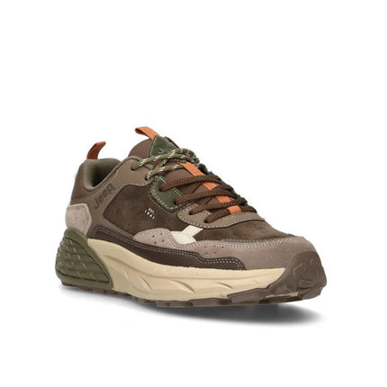 Jeep Sneakers Uomo Multicolor Marrone GROOVE U DARK BROWN Jeep Footwear 