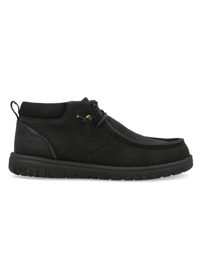 Jeep Slipon Uomo in Eco Nero SAMOA WALLABEE MID BLACK Jeep Footwear 