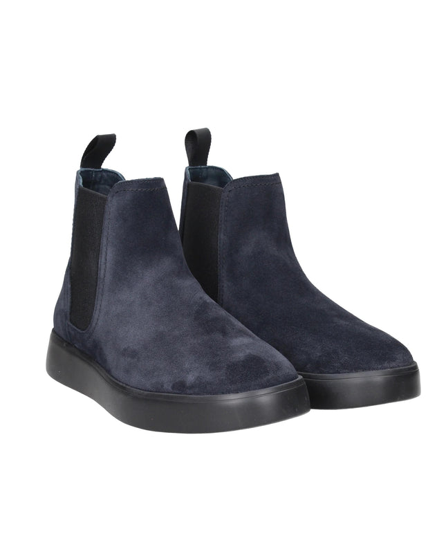 Stivaletti Frau Chelsea Uomo in Camoscio Blu 21A5 WAXY NAVY Frau 