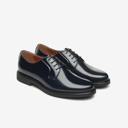Nero Giardini Francesina Stringata Derby Uomo in Pelle Blu I500601U BLU 200 Nero Giardini 