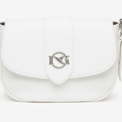 Borsa BiancaTracolla E443784 BIANCO 707 Nero Giardini Borse 