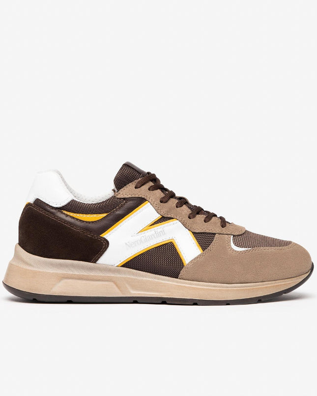 Nero Giardini Sneakers Uomo in Pelle talpa I202548U TALPA 501 Nero Giardini 