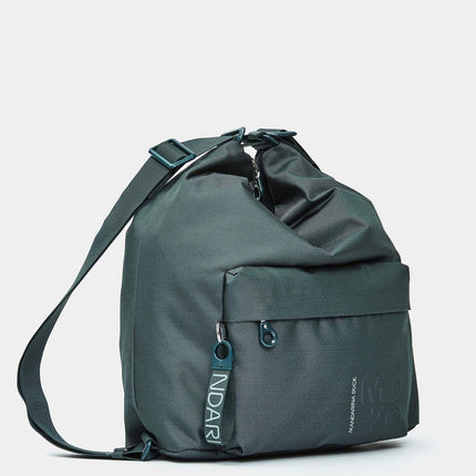 Mandarina Duck Borsa Convertibile Zaino Tessuto Verde QMT09 MD20 PINE GREEN Mandarina Duck 