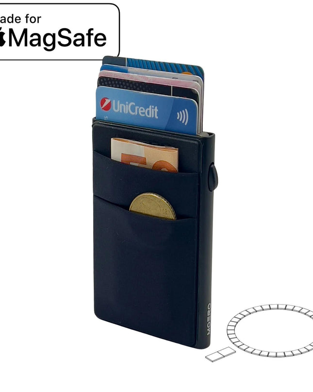 Moero Magsafe2  Nero Portafoglio Slim MAGSAFE2 MAG BLACK Moero 