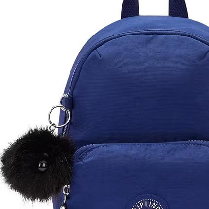 Zainetto Multitasche in Tessuto Blu con Spallacci Regolabili ZINNA BRAVE BLUE Kipling 