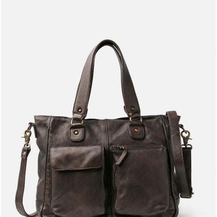 Biba Borsa Organizer con Tracolla in Pelle Marrone - MARIO SPATARELLA