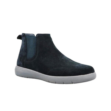 Impronte Stivaletti Chelsea Uomo in Camoscio Blu - MARIO SPATARELLA