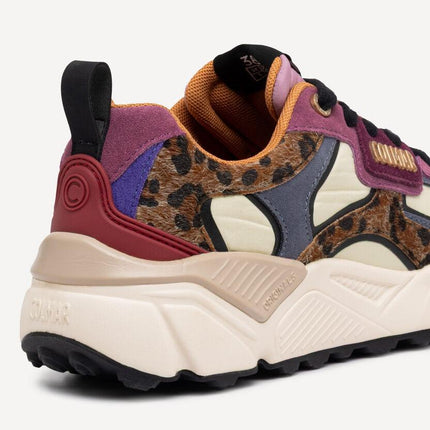 Sneakers Colmar Donna in Pelle Animalier Multicolor GARNER JUNGLE 124 ANIMALIER Colmar 