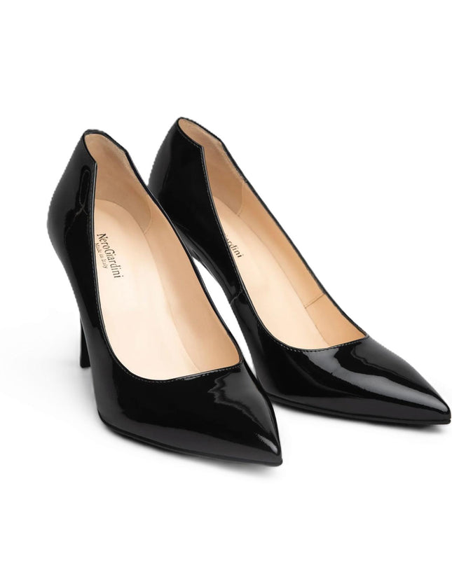 Nero Giardini Decollete Donna Tacco Stiletto in Vernice Nero - MARIO SPATARELLA