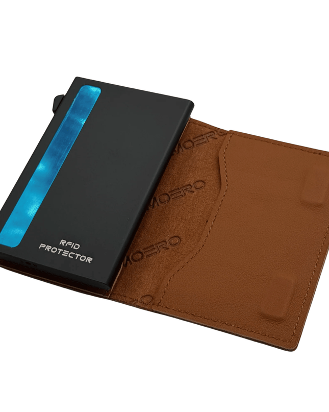 Moero Air Brown Portafoglio Slim - MARIO SPATARELLA