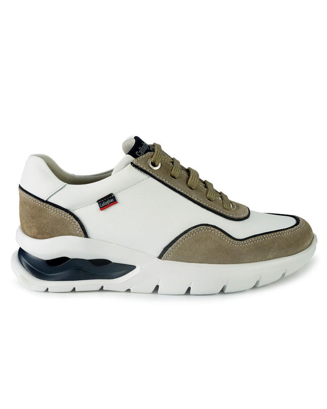 Callaghan Sneakers Ammortizzata Uomo Pelle Bianca 45423 VENTO WHITE Callaghan 