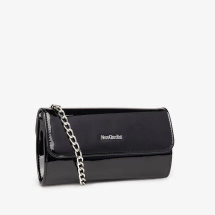Nero Giardini Pochette Donna Vernice Nero E443701DE NERO 100 Nero Giardini Borse 