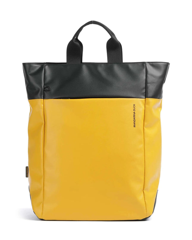 Zaino con Manici Porta Computer Giallo OST12 ECO COATED DUCK YELLOW Mandarina Duck 
