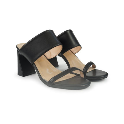 Francesco Milano Sandali Donna con Tacco in Pelle Nero G41-01N BLACK Francesco Milano 