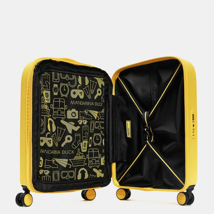 Trolley Bagaglio a Mano Espandibile  4 Ruote Giallo SZV24 LOGODUCK YELLOW Mandarina Duck 
