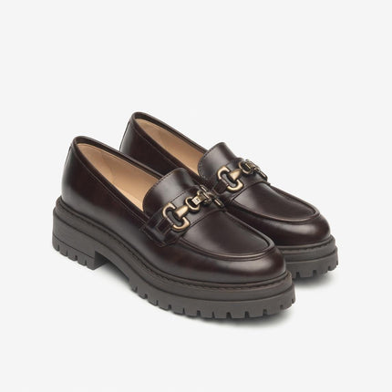 Nero Giadini Mocassini Donna in Pelle testa di Moro - MARIO SPATARELLA