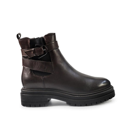 Vueva Stivaletti Donna in Pelle Testa di Moro WH405H37 ILARIA BROWN Vueva 
