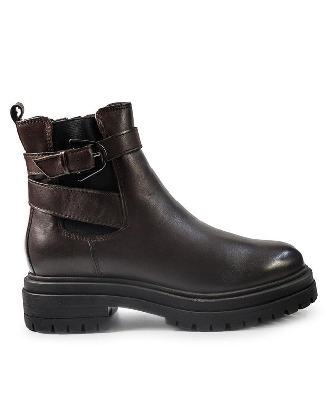 Vueva Stivaletti Donna in Pelle Testa di Moro WH405H37 ILARIA BROWN Vueva 