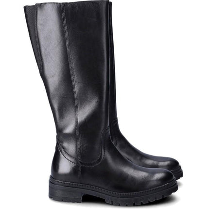 Stivali Donna in Pelle Nera WB54H12 PORTER BLACK Vueva 