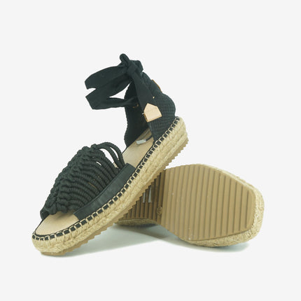 Espadrillas Donna Bassa in Corda RAMBLA KNOT BLACK Wrangler 