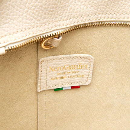 NeroGiardini Borsa Donna in Pelle Panna - MARIO SPATARELLA