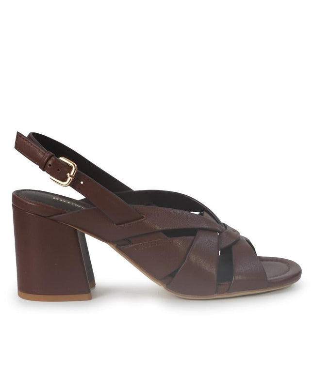 Bruno Premi Sandalo Donna in Pelle Corteccia Marrone - MARIO SPATARELLA