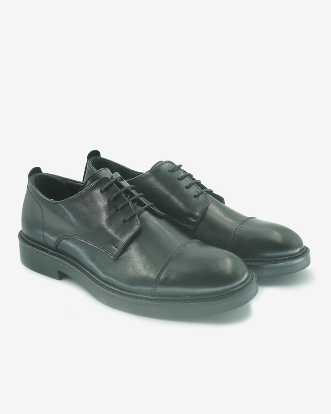 Francesina Uomo Pelle Nera 7332 NERO Spatarella 