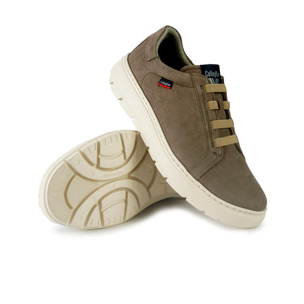 Callaghan Sneakers Uomo Bassa in Pelle Taupe con Elastici 60603 ADAPTABLE TAUPE Callaghan 