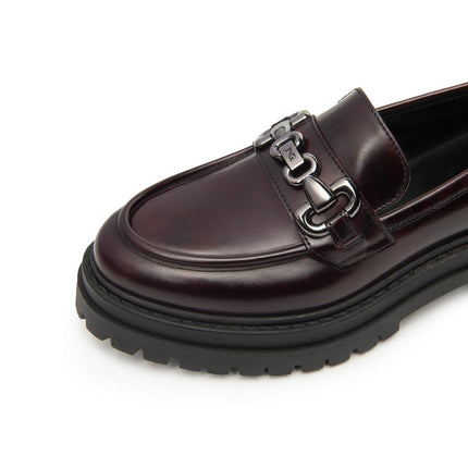 Nero Giadini Mocassini Donna in Pelle Bordeaux - MARIO SPATARELLA