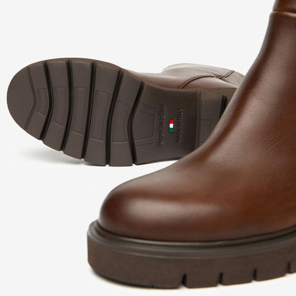 Nero Giardini Stivaletti Donna con Tacco in Pelle Marrone - MARIO SPATARELLA