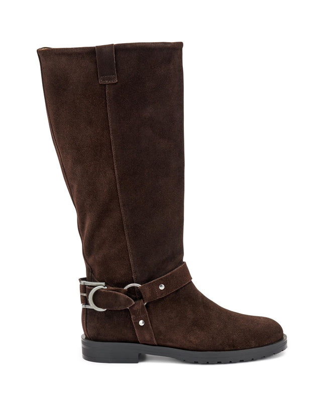 Frau Stivali Donna Cavallerizza con Sperone in Camoscio Cioccolato 87A5 VELOUR CHOCO Frau 