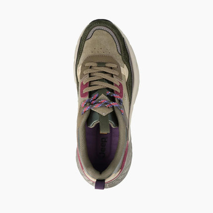 Jeep Sneakers Donna Multicolor Green Forest GROOVE D FOREST GREEN Jeep Footwear 