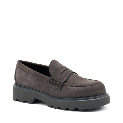 Mocassini Donna Camoscio Grigio 85C1 GRAFITE Frau 