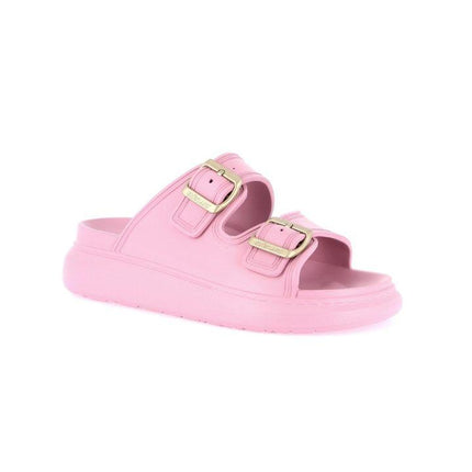 Grunland Sandali Ciabatta Platform Doppia Fibbia Donna in Gomma Malva CI1906 DALA MALVA Grunland 