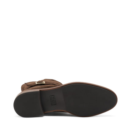 Stivaletti Donna Camoscio Marrone 88G6 CACAO Frau 