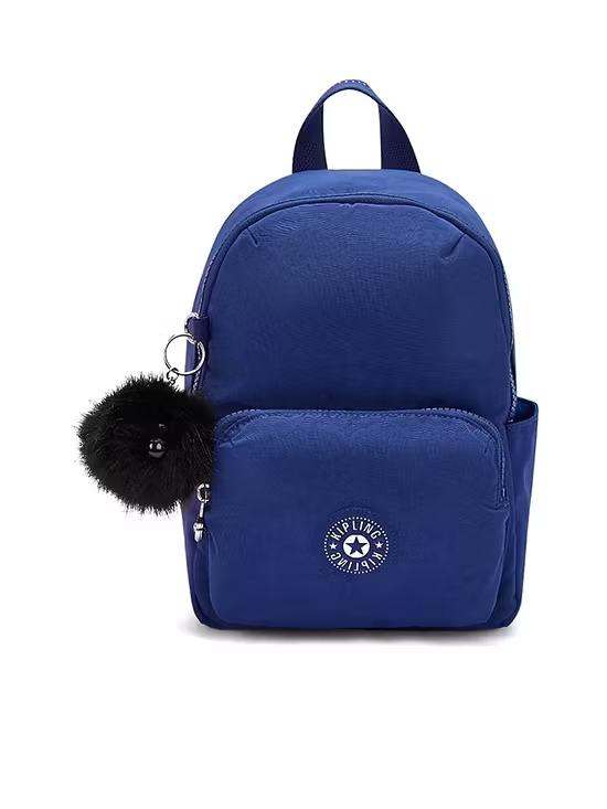 Zainetto Multitasche in Tessuto Blu con Spallacci Regolabili ZINNA BRAVE BLUE Kipling 