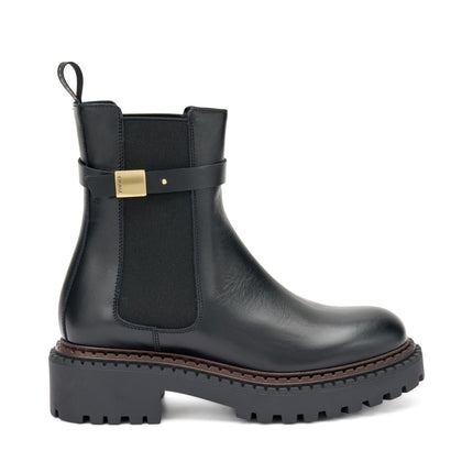 Stivaletti Frau Chelsea Donna in Pelle Nero - MARIO SPATARELLA